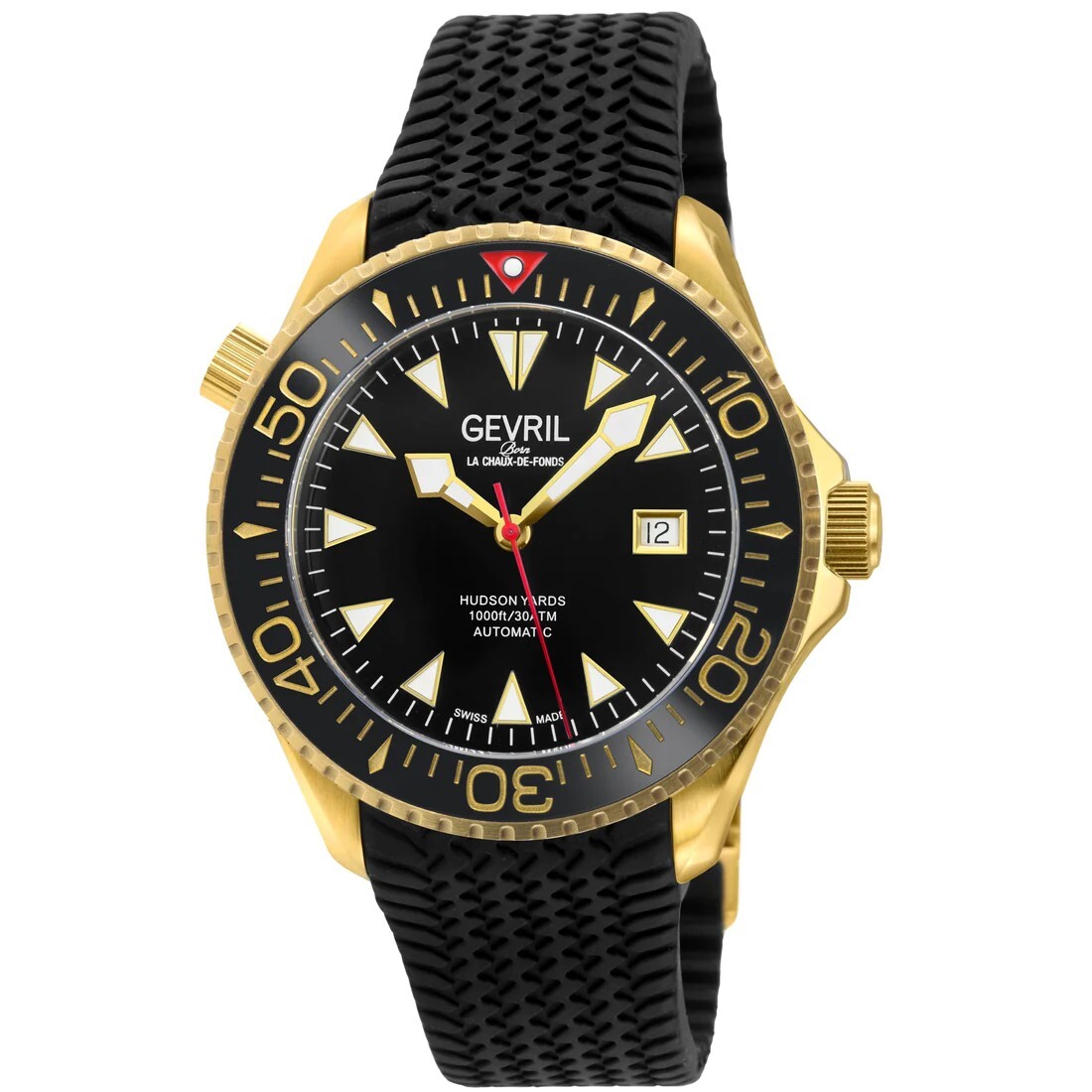 Gevril 48804R Men’s Hudson Yards Automatic SWISS MADE CERAMIC BEZEL RRP $7049 AU