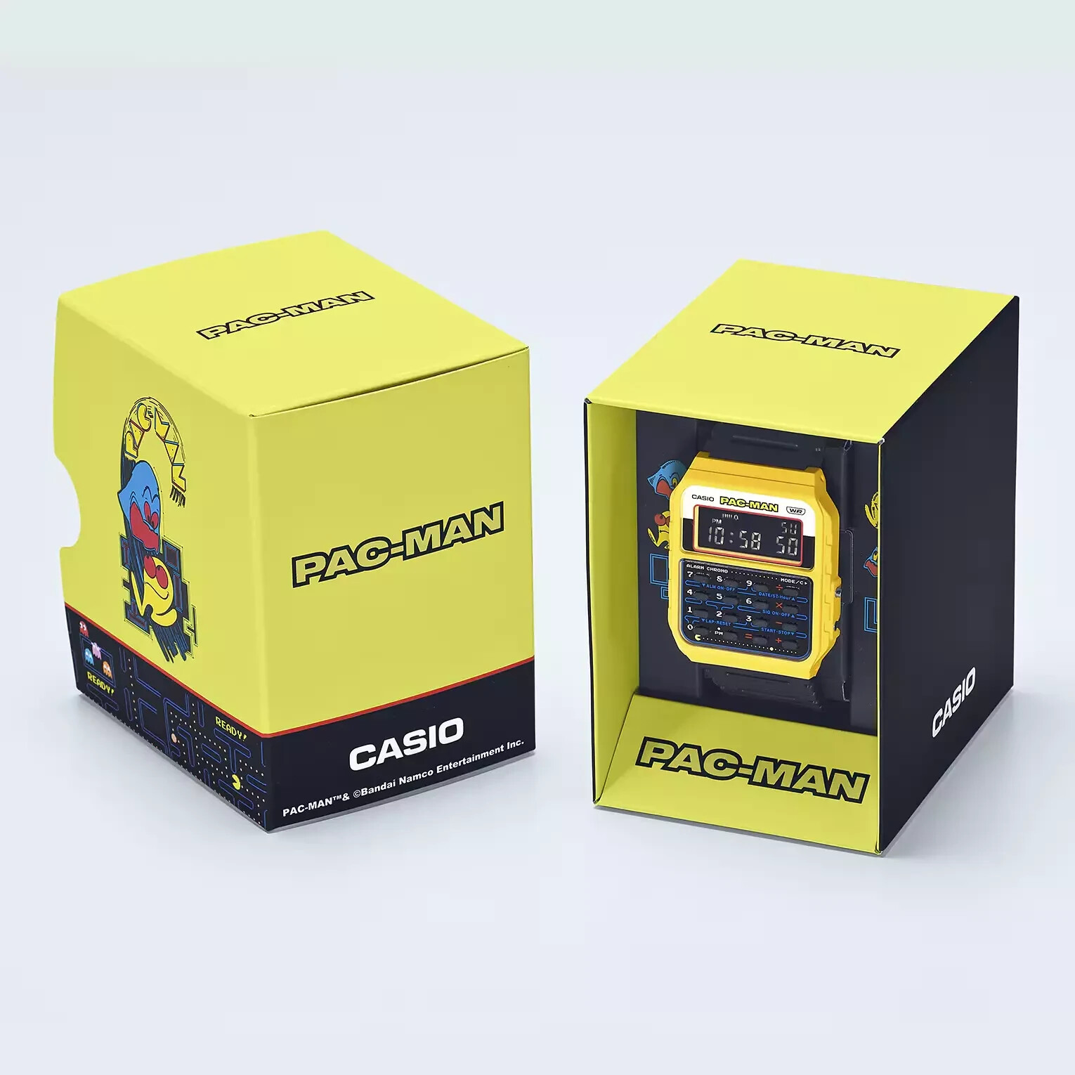CASIO PAC-KMAN Watch CA-53WPC-1BJR Bandai Namco Entertainment Inc Japan New