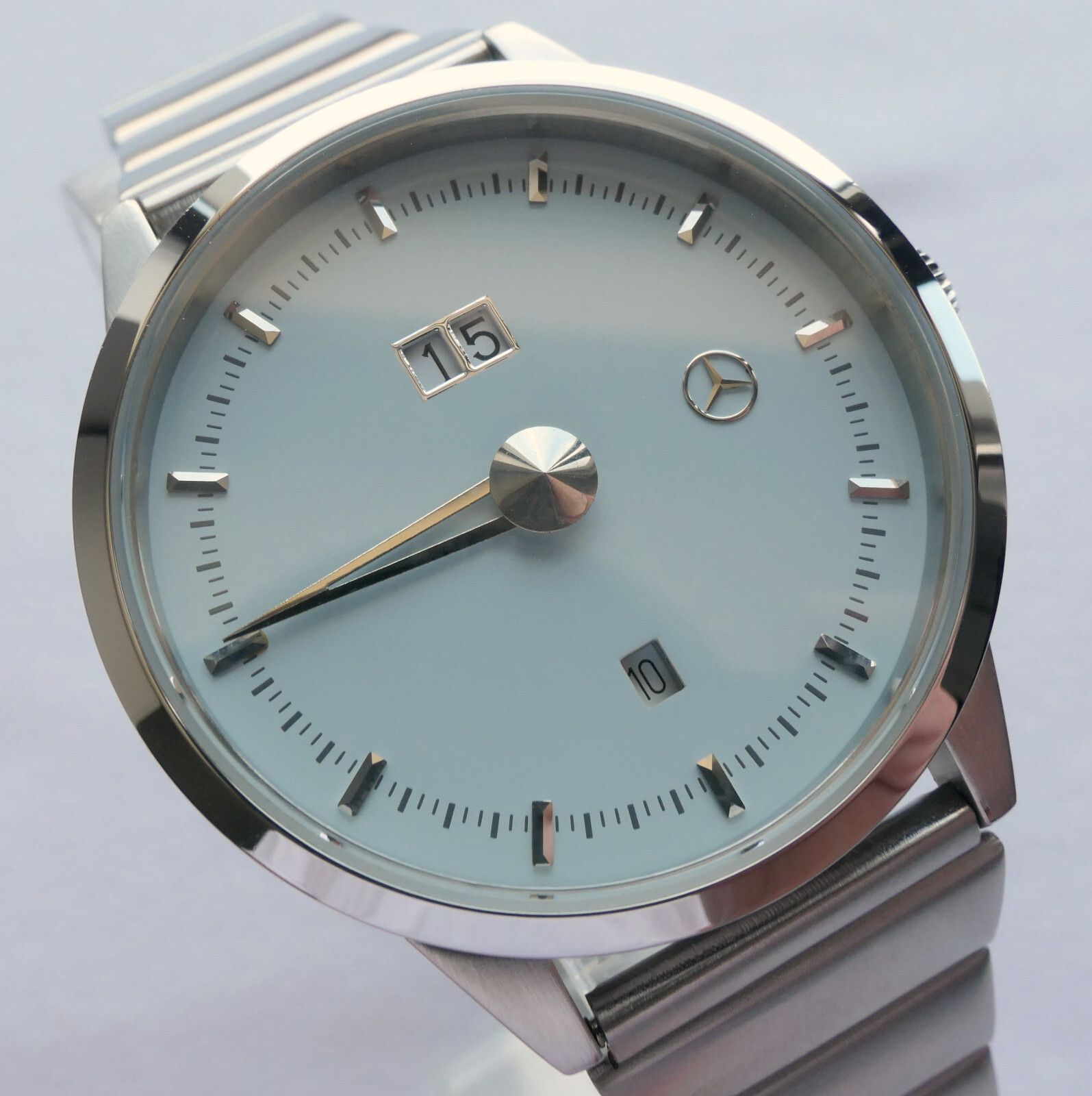 Mercedes Benz Classic Car Accessory Art Deco Retro Design Single One Hand Watch