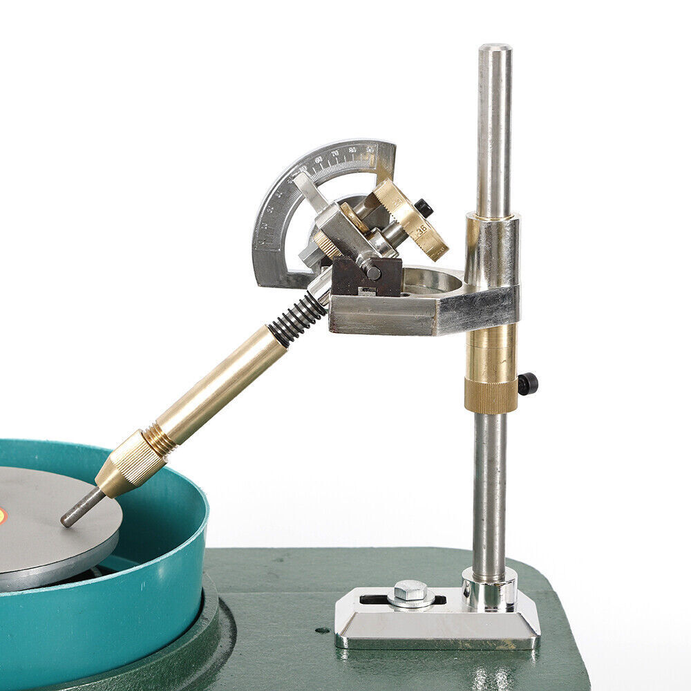 180W Gem Faceting Machine Gemstone Flat Grinder Jewelry Lapidary Cutter Polisher