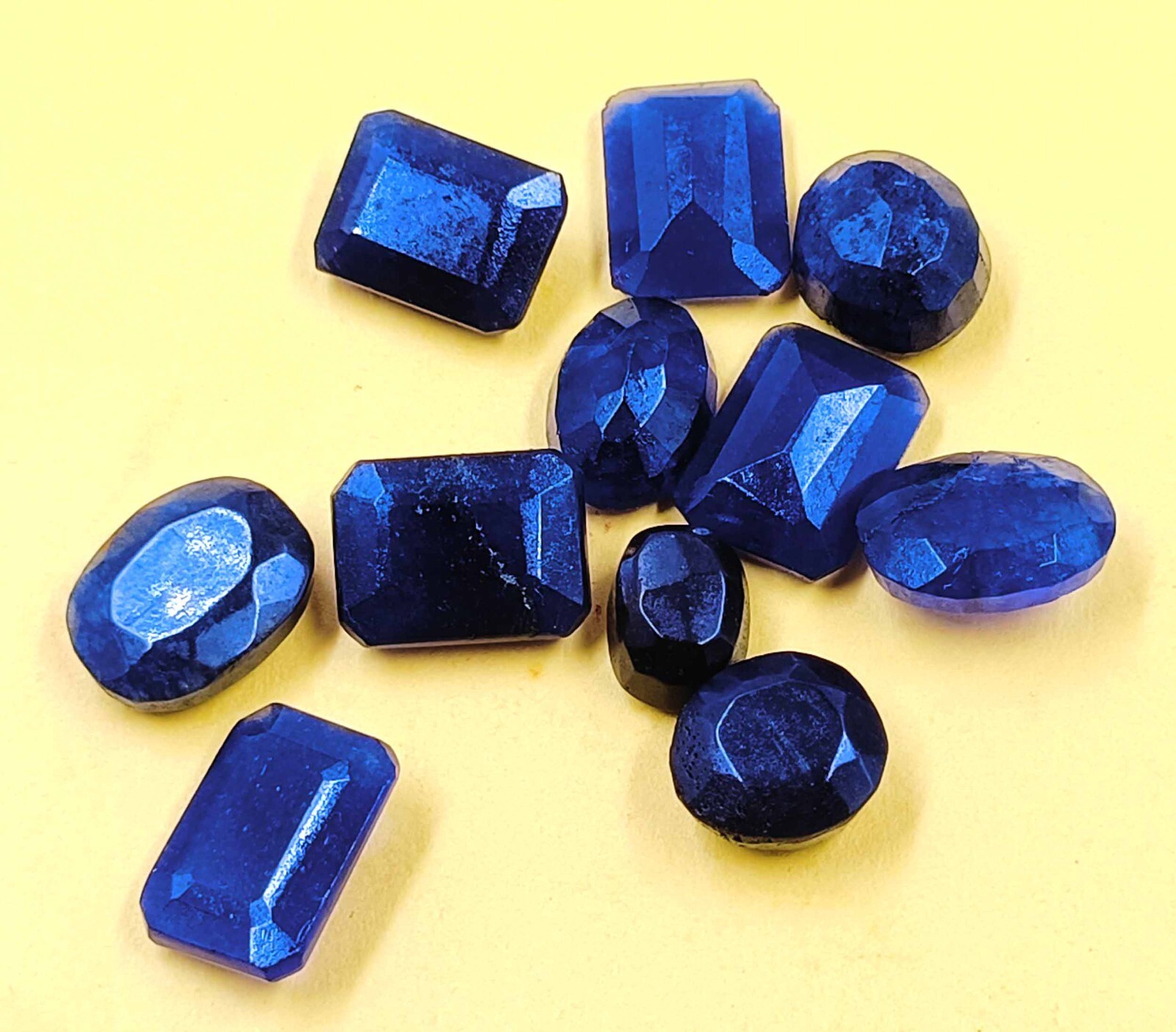 Natural Blue Sapphire 100 Ct IGL Certified MIX Shape LOT Faceted Loose Stone AAM