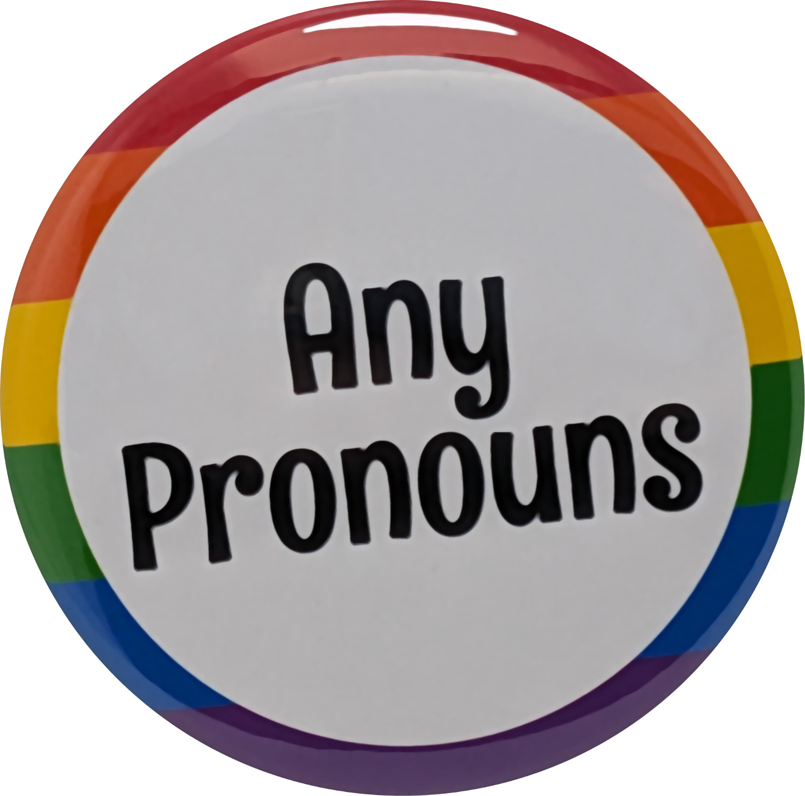 Pronoun Pins Variety Pack 1.25″ Buttons LGBTQ Pride – bulk pack of 96 pins
