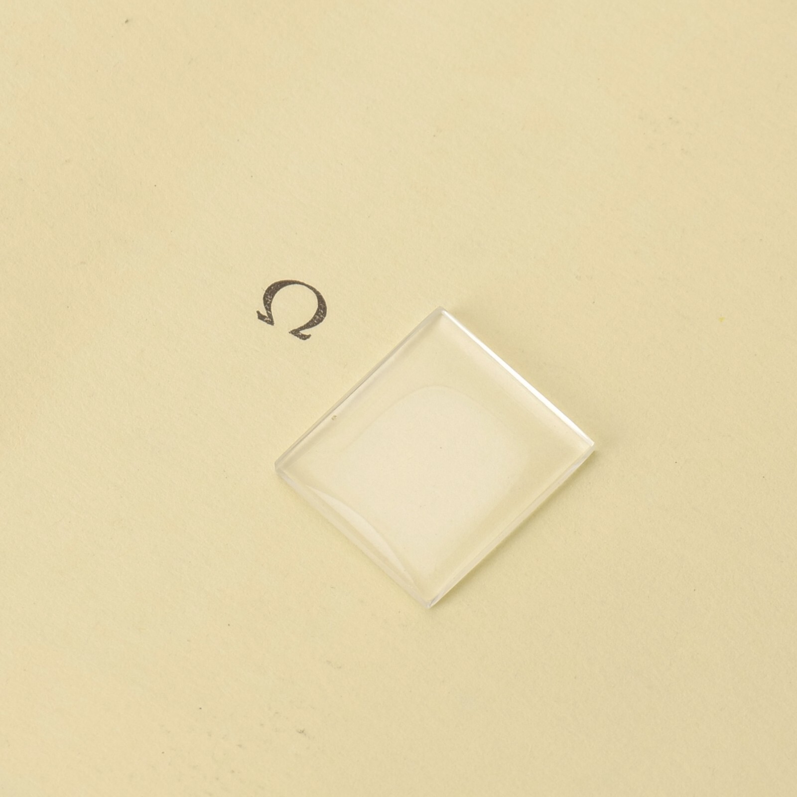 NEW Omega Watch Crystal Part 6669 Glass 19.3mm x 17.6mm New Old Stock (OME)
