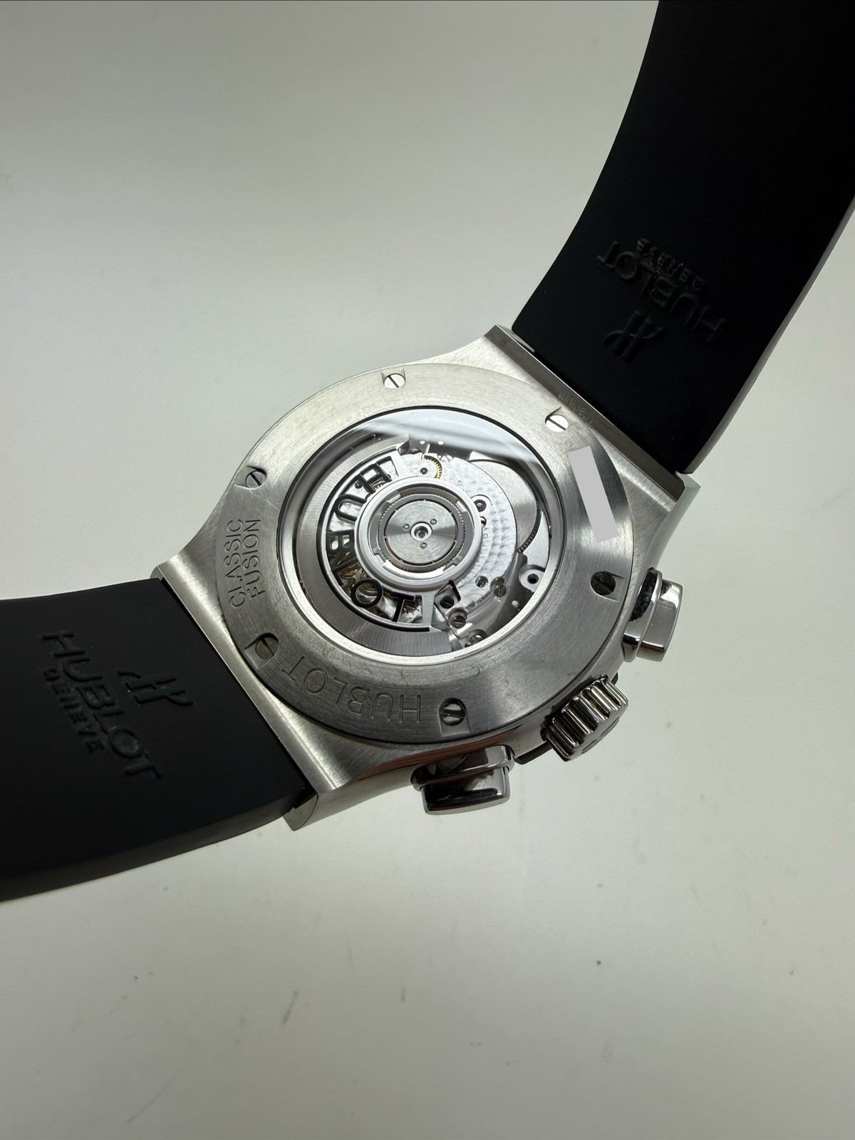 Hublot Classic Fusion Chronograph Auto Titanium Rubber Watch 521.NX.1171.RX B+P