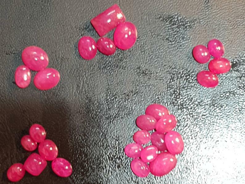 Mozambique Ruby 2cts Average Size Cabochon No Heat No Treatment 100%Natural Ruby