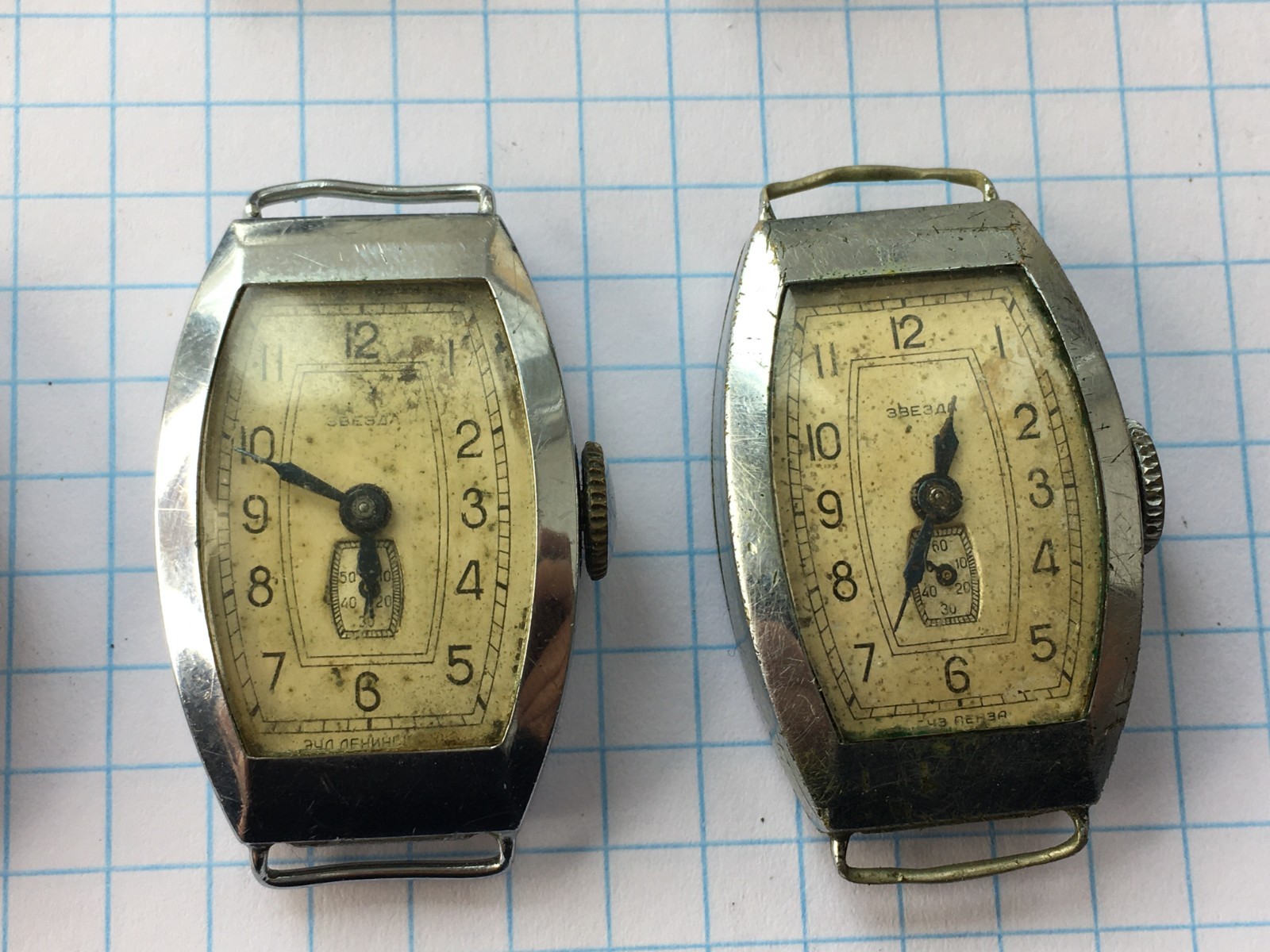 Lot of 10 Soviet Vintage ZVEZDA USSR Women mechanical Wristwatch for parts