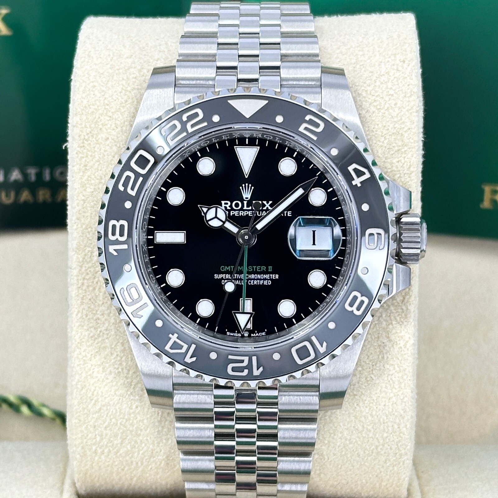 Unworn Rolex GMT-Master II Bruce Wayne Jubilee Ref 126710GRNR-0003
