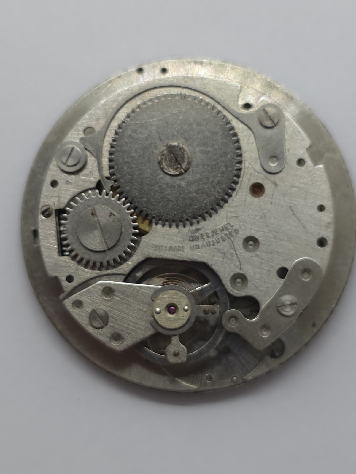 Vintage Josmar De Luxe Watch Movement Cal. BFG 866 Perfect Dial Main Spring