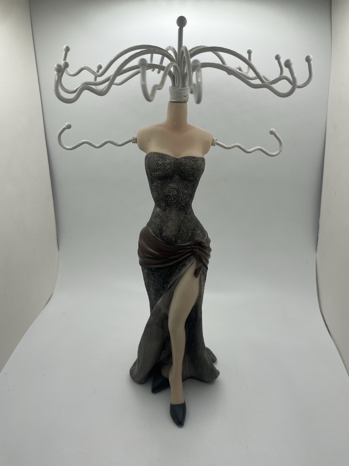 Elegant Mannequin Jewlery Holder (Black Dress)