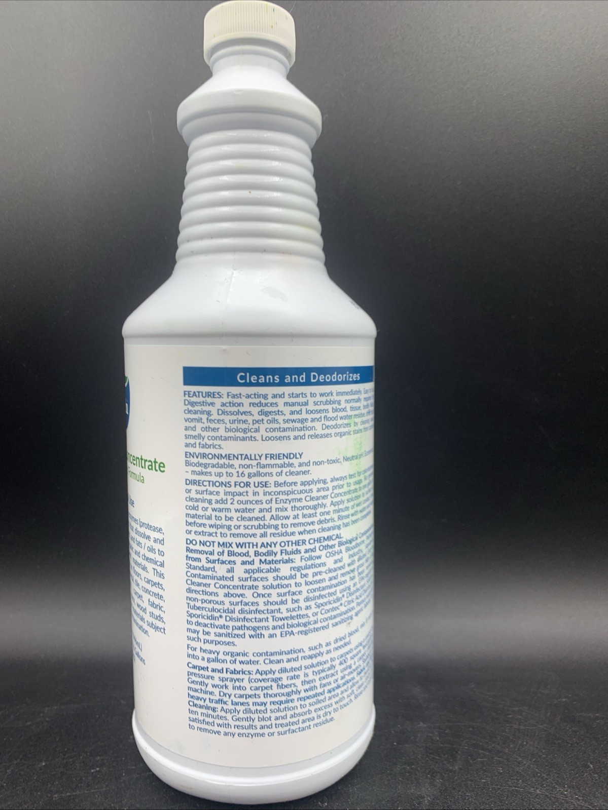 Sporicidin Enzyme Cleaner Concentrate – 1 Quart / 946 mL