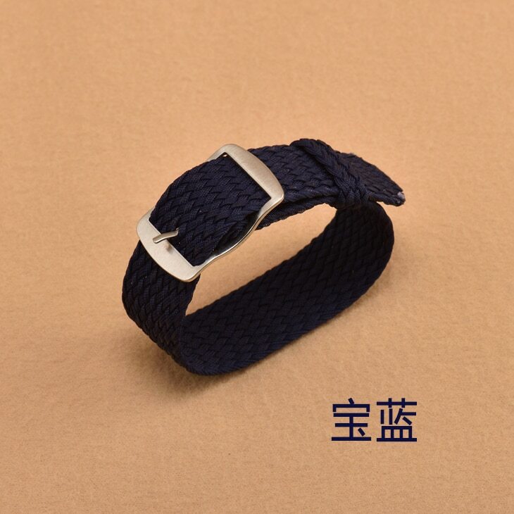 No-hole Nylon Strap 14mm 16 18 20 22mm Wristband Weave Fabric Canvas Watch Band