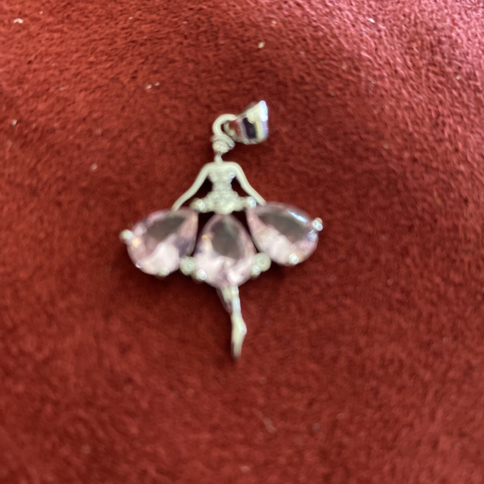 Lovely Gemstone Dancing Girl Pendant ONLY NO CHAIN