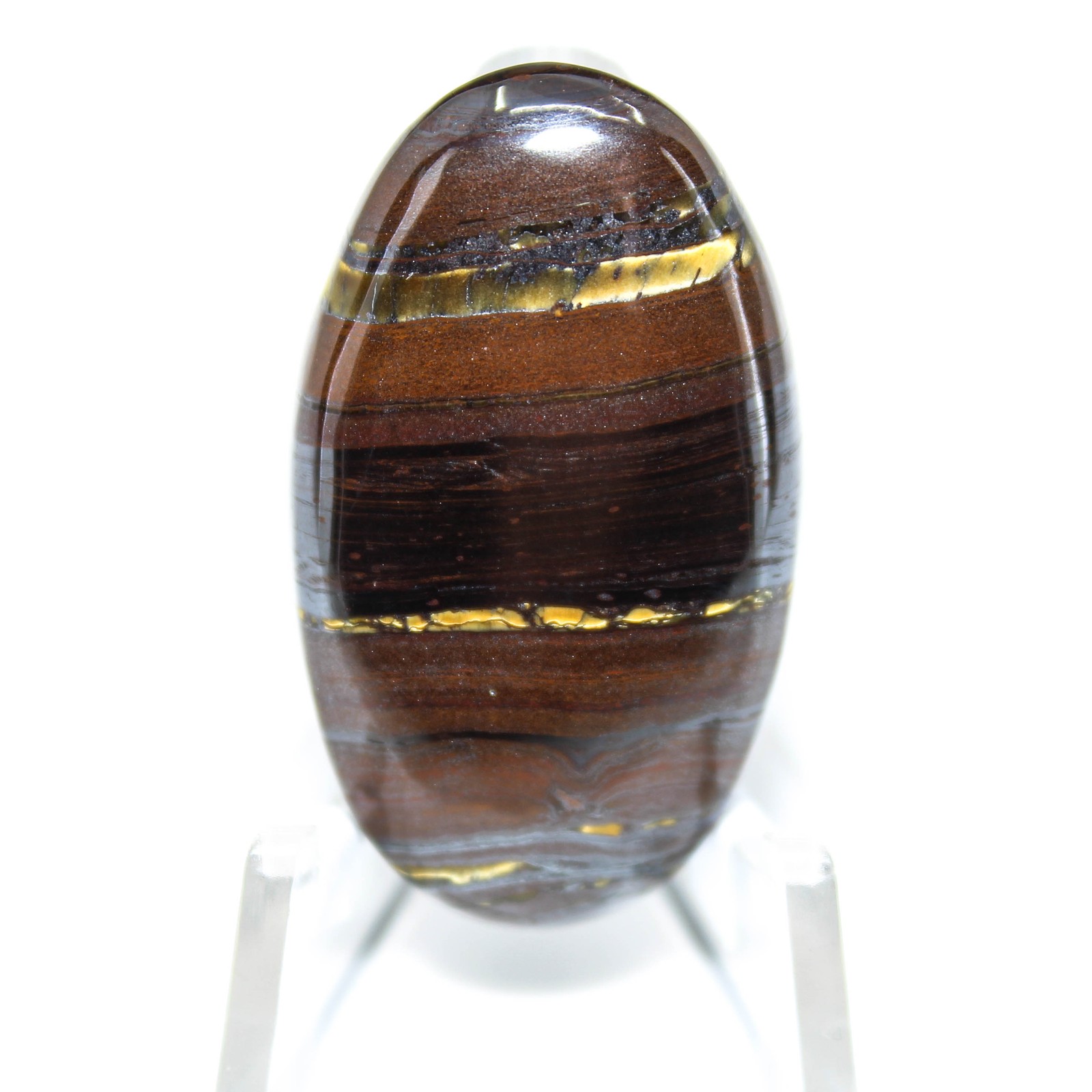 47.40 Ct Premium Iron Tiger Oval Cabochon Loose Gemstone 36x21x5 mm