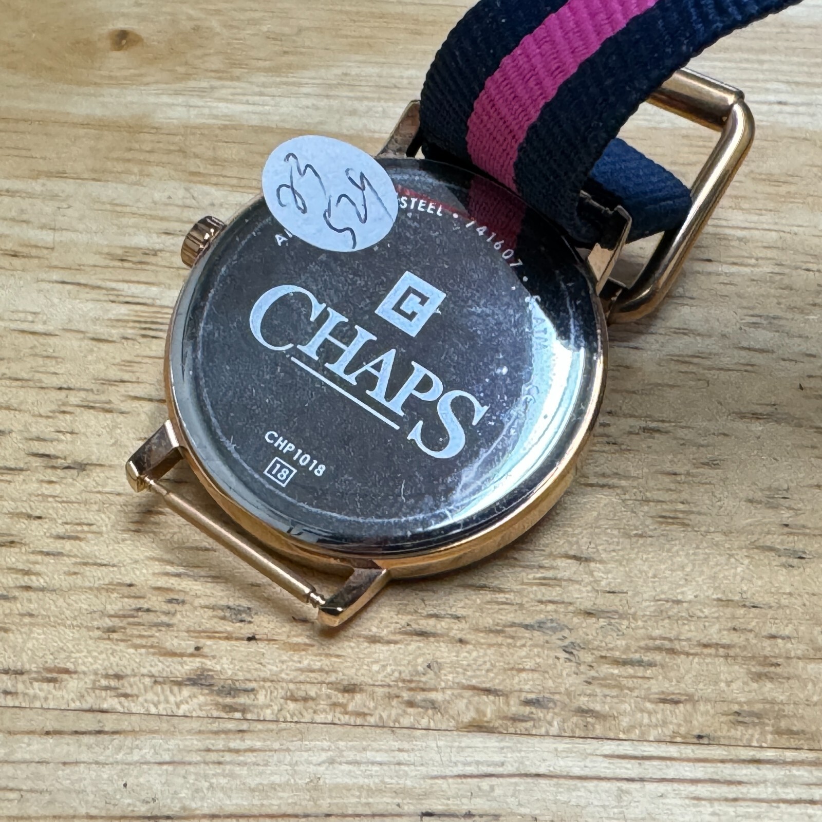 Chaps Quartz Watch CH1018 Unisex 50m Rose Gold Tone Steel Analog New Battery