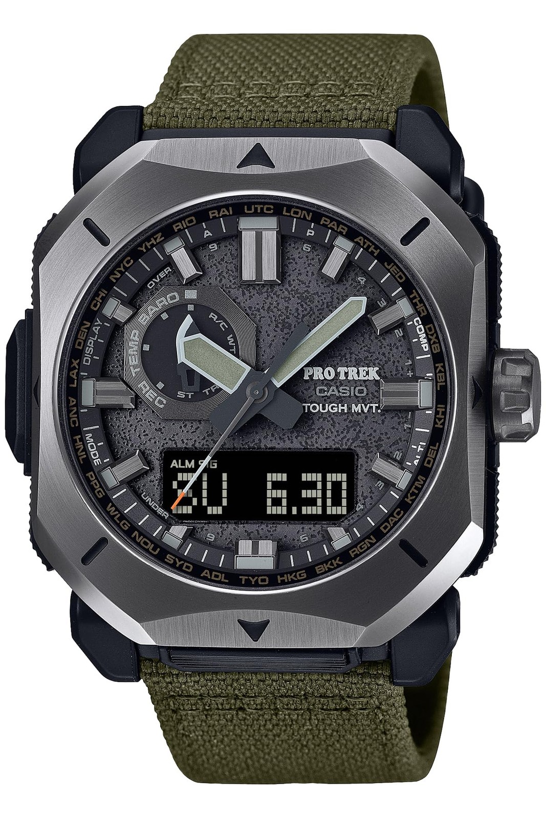 CASIO PRO TREK PRW-6900YB-3JF CORDURA Band Solar Radio Men’s Watch