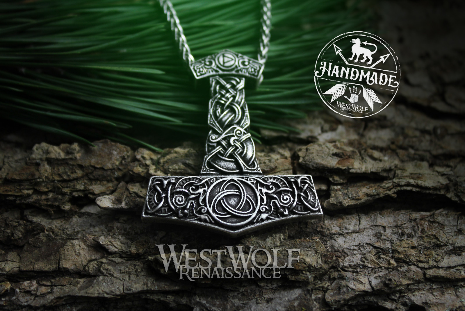 Braided Wheat Style Chains for Pendants – Necklace/Silver/Viking/Celtic/Jewelry