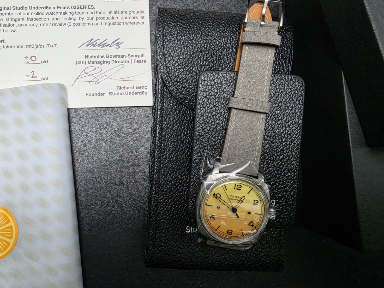 Fears X Studio Underdog-Mimosa from Cocktail Collection w Milanese Strap