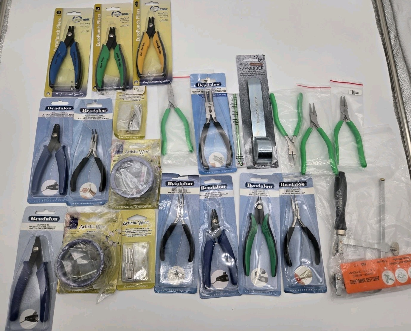 Jewelry Making Tools Beadalon Pliers Eurotool Tool Lot