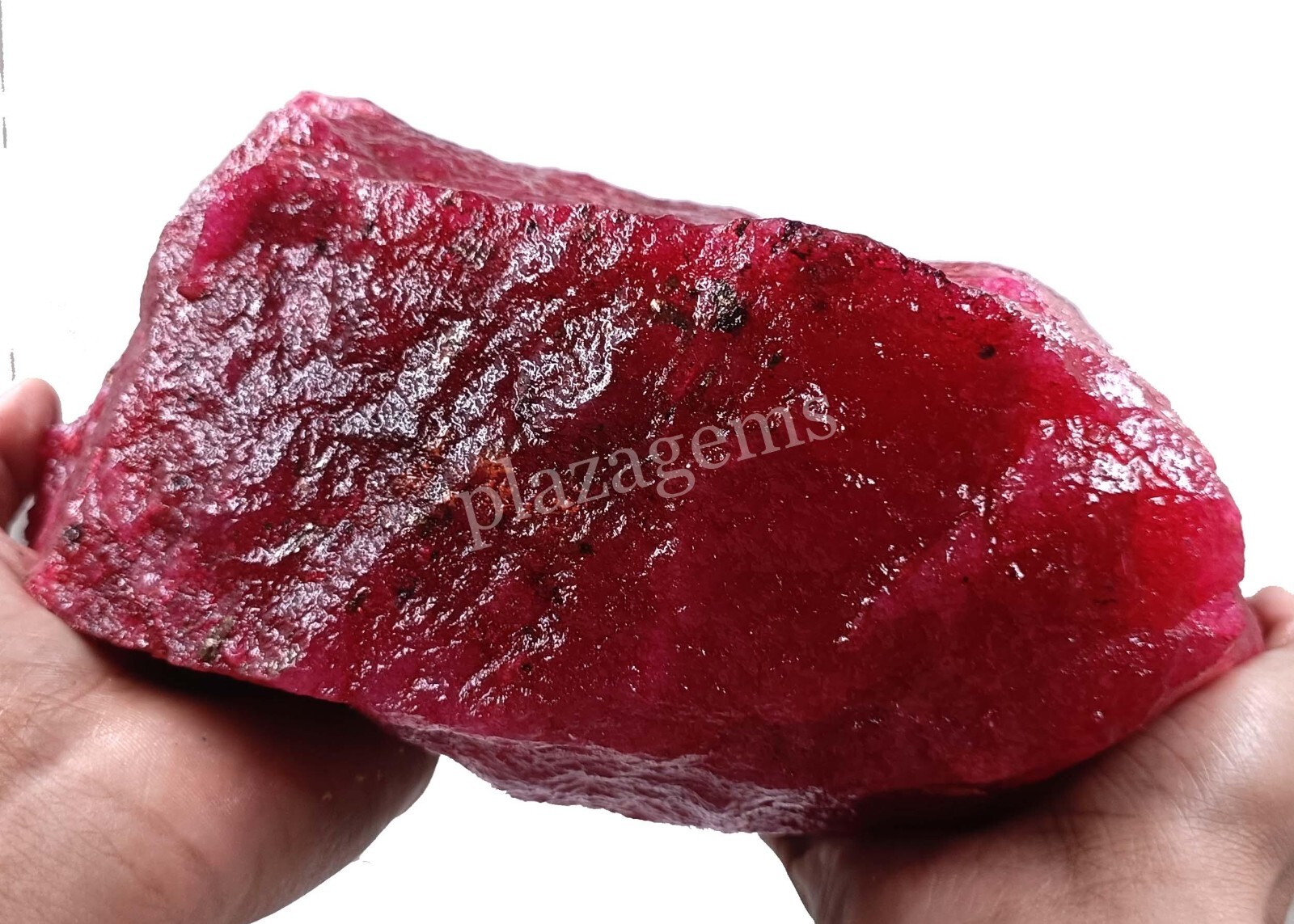 2 KG Natural Red Ruby Rough Color Enhanced Dyed Certified Loose Gems 5FRK