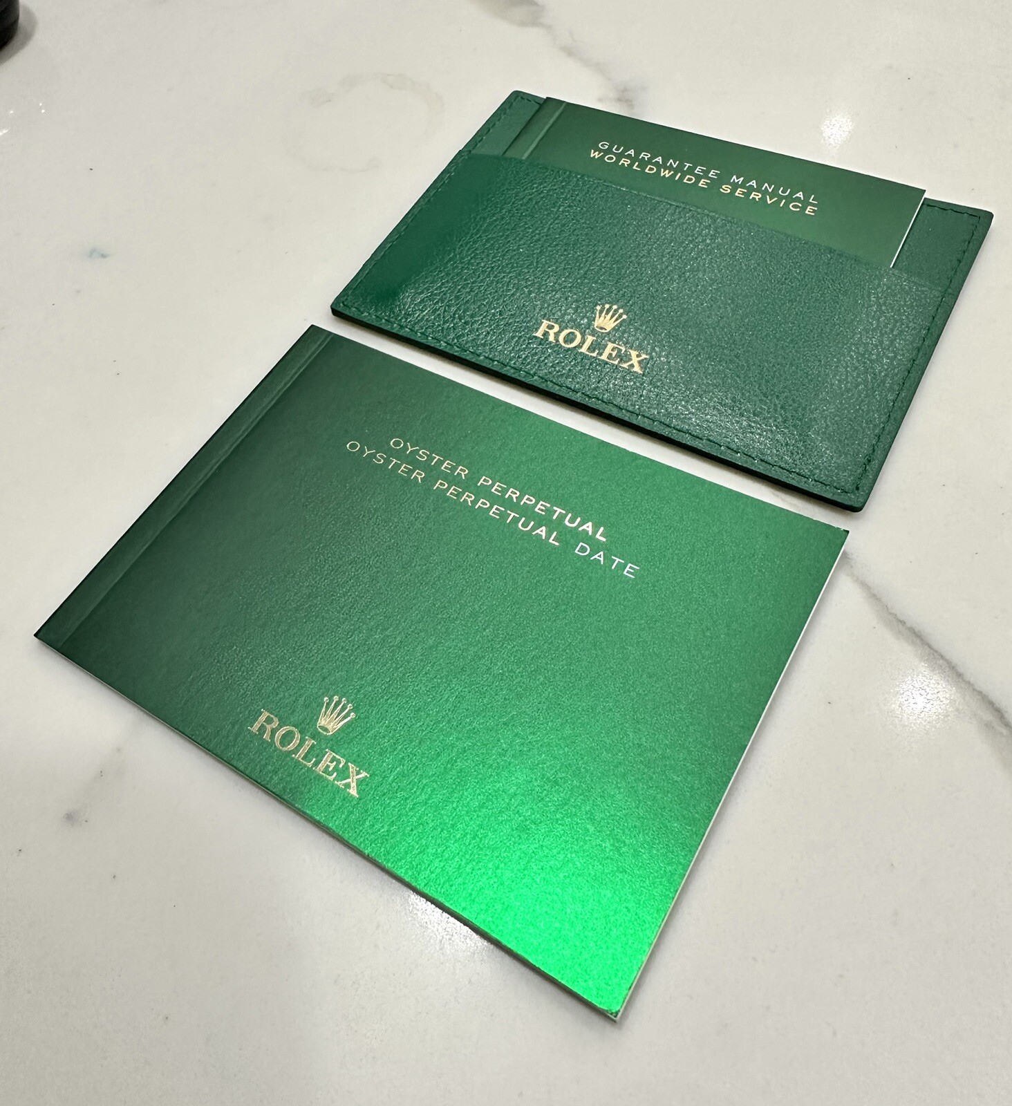 OEM New Style Rolex Oyster Perpetual Booklet + Card Holder 124300 126000 114300