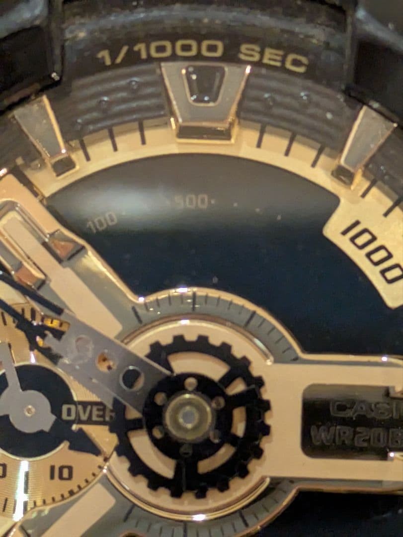 CASIO G-SHOCK watch body black gold regular price 22,550 yen junk item