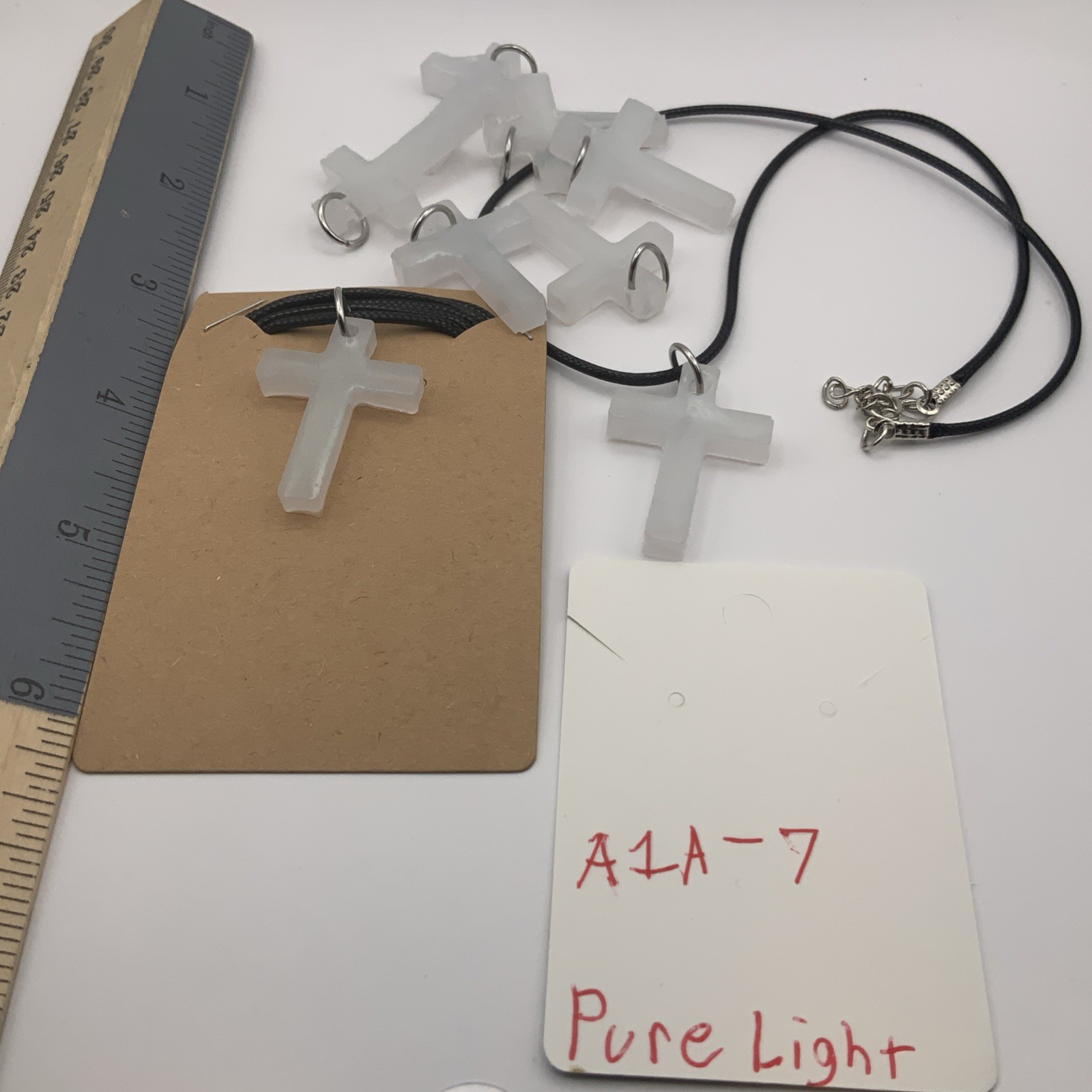 House Of David Handmade Cross Necklace Pure Light Bulk Available