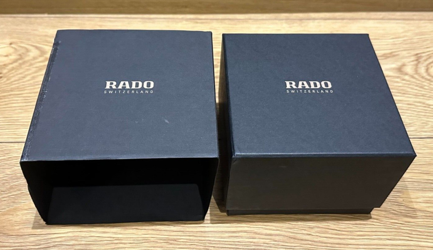 Genuine Original Current Rado Swiss Presentation Watch Box Case Complete Set