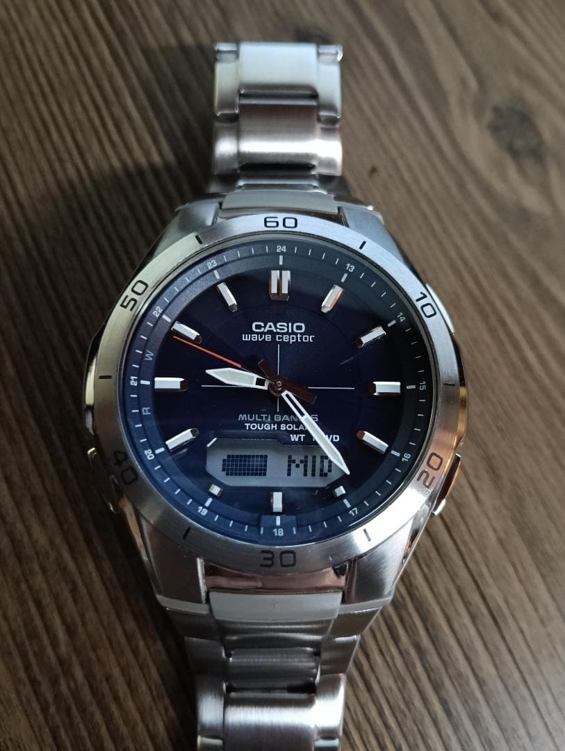 CASIO Wave Ceptor Solar Radio-Controlled Watch WVA-M640⑤ From Japan