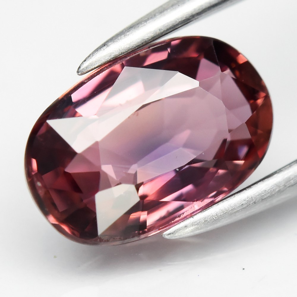 💎 1.25ct 7.7x5mm VVS Oval Purple Pink Sapphire – Unheated, Mozambique Gem