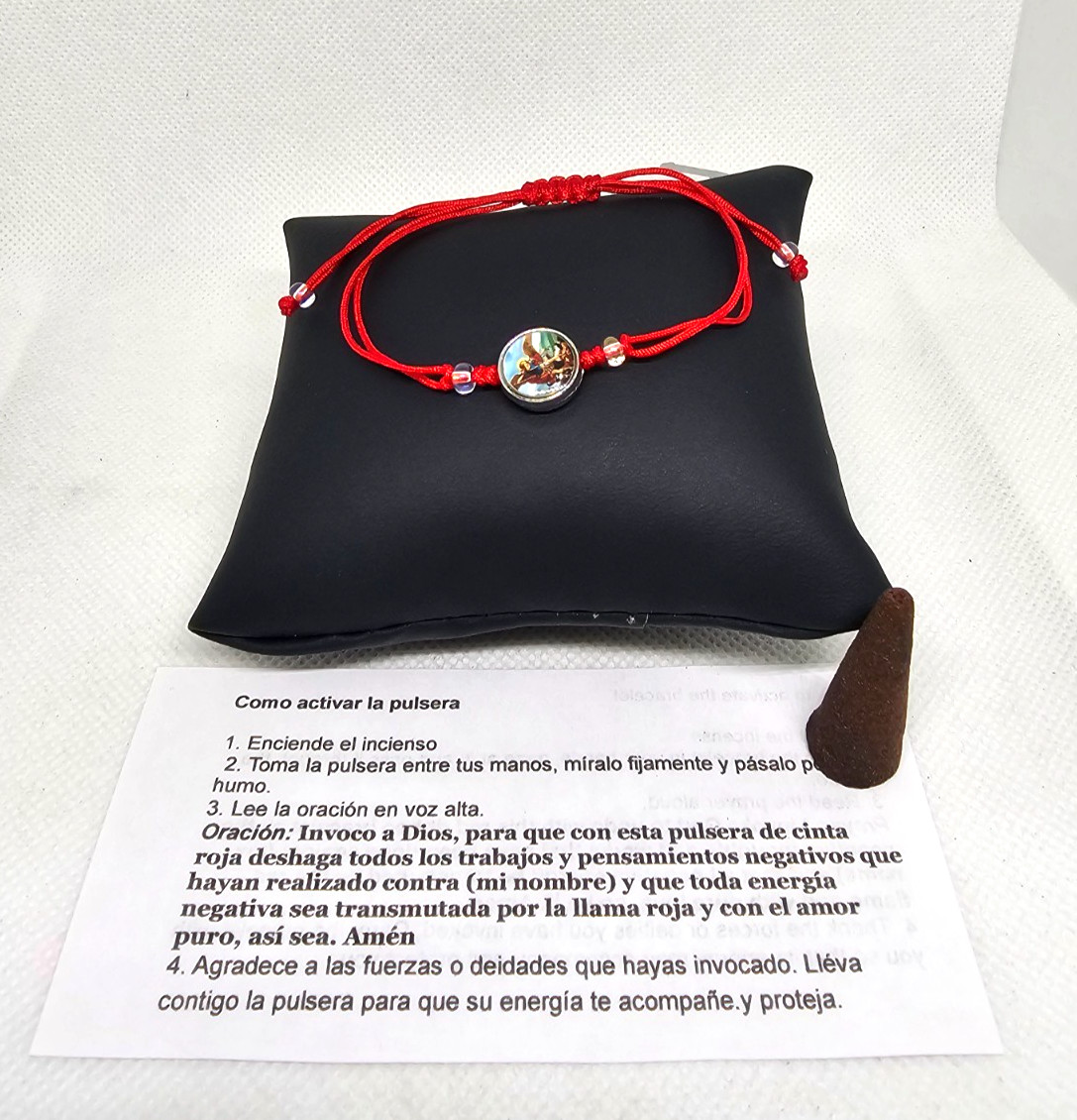 PULSERA SAN MIGUEL ARCANGEL / SAINT MICHAEL THE ARCHANGEL BRACELET PROTECCION