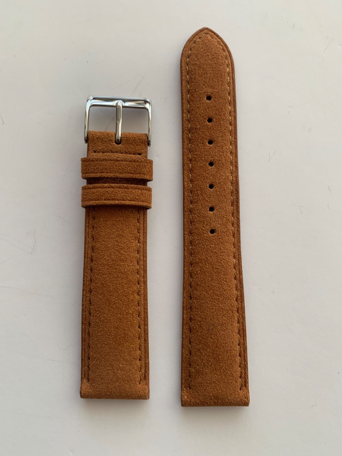 PEBRO ALCANTARA watch strap Brown 4 sizes 100% Vegan
