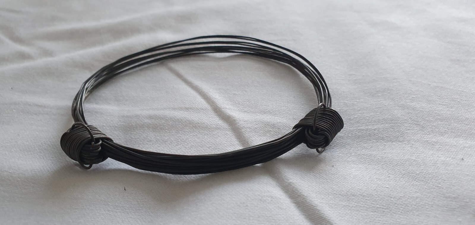 2knots Rustic wire elephant hair bracelet