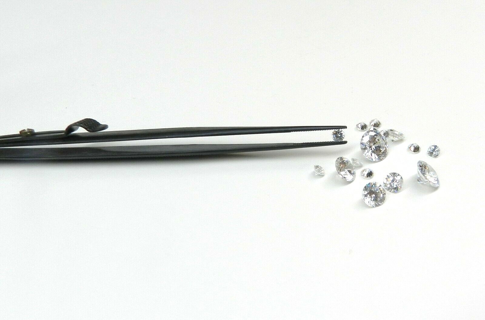 Diamond Tweezer Gem & Stone Tweezers Locking Tweezers Medium Tip with Slide Lock
