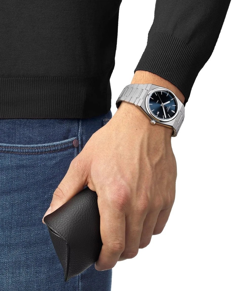 TISSOT PRX 40MM STAINLESS STEEL BLUE DIAL MEN’S WATCH T137.410.11.041.00