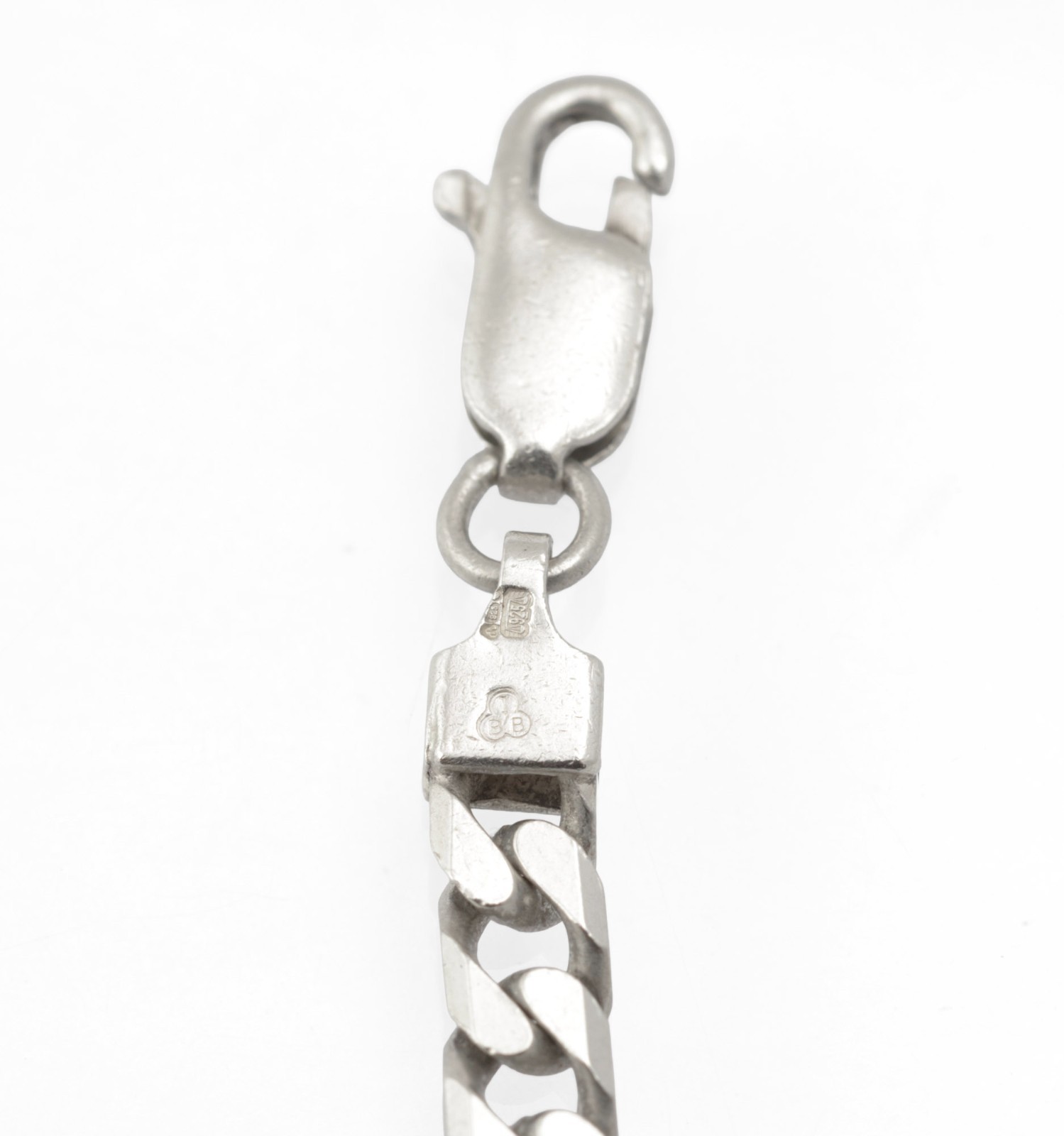 Vintage Sterling Silver Curb Chain Necklace 20 Inch 50cm – IBB 925