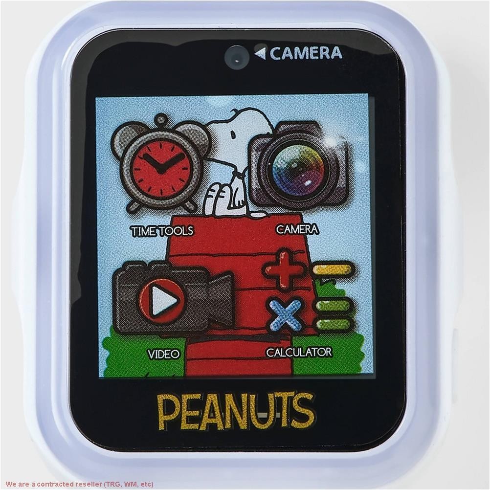 Girls’ Peanuts Light Up Interactive Smartwatch -White