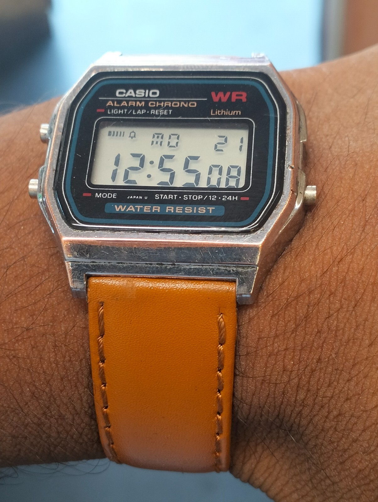 ALARM CHRONO DIGITAL QUARTZ A159W MEN’S FULL WORKING STRAP AFTER MARKET