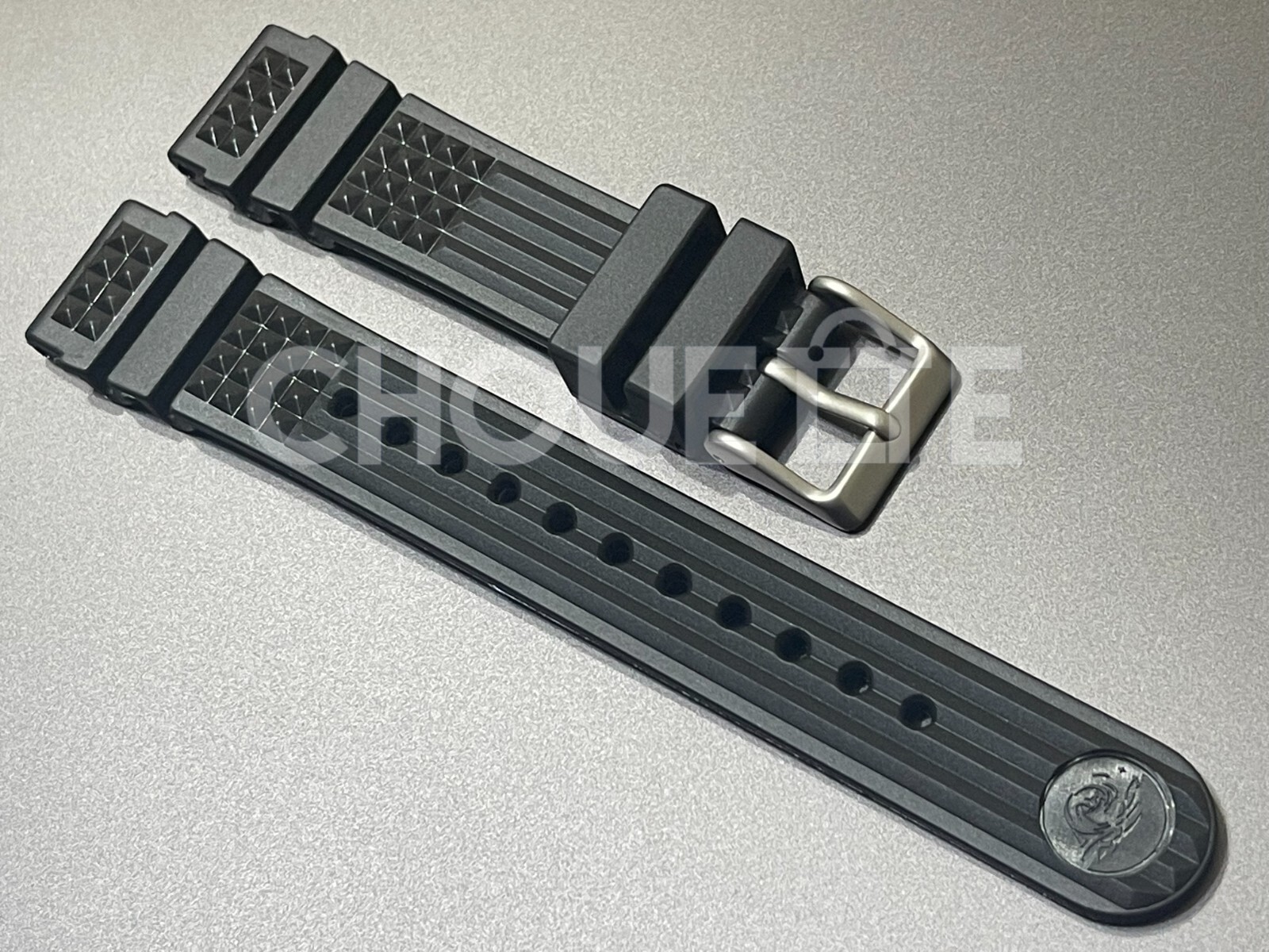 GENUINE SEIKO DE39AZ 20MM BLACK RUBBER MARINEMASTER STRAP SBDX001 SBDX003 MM300