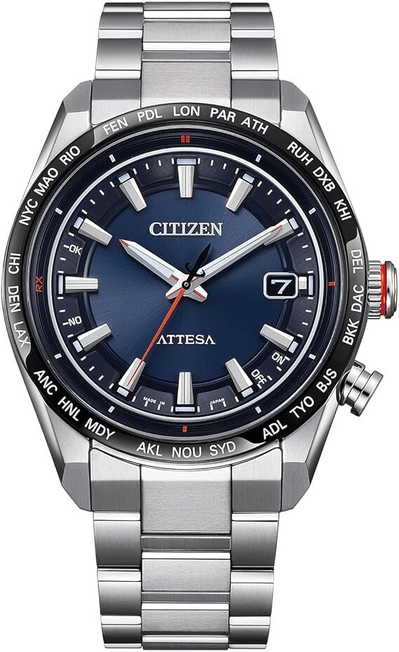 CITIZEN ATTESA ACT Line CB0287-68L Titanium Eco-Drive Radio Solar Watch 40.6mm