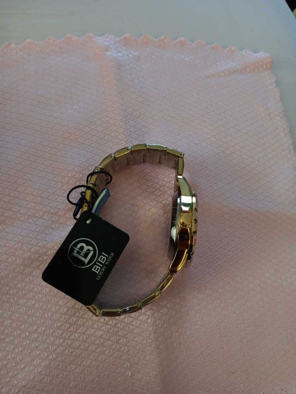 BIBI Luxury Watch B0143 White Dial, Gold Case, And Gold Band