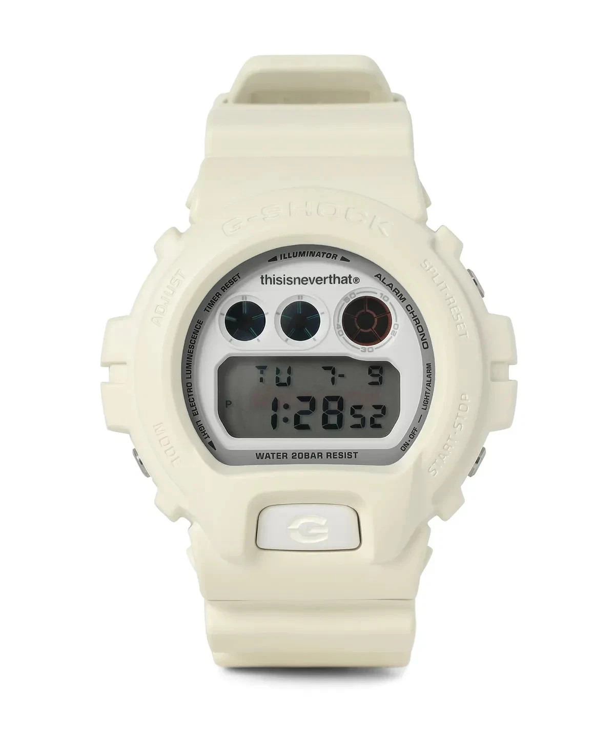 NWT Casio G-Shock x Thisisneverthat DW-6900TNT24-7DF Ivory 100% Authentic