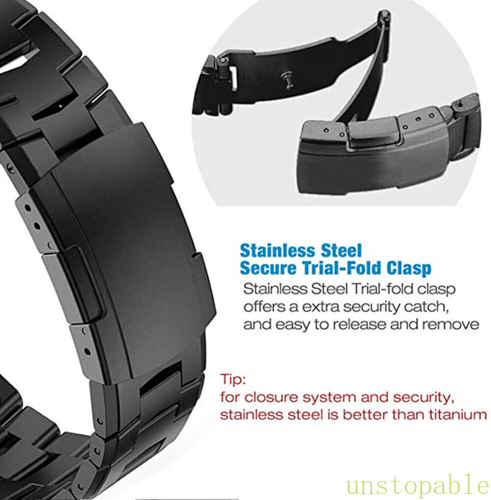 For Garmin Fenix 7X 7 6 6X 5 5X 3 Titanium Quick Metal Watch Band Strap 22/26mm