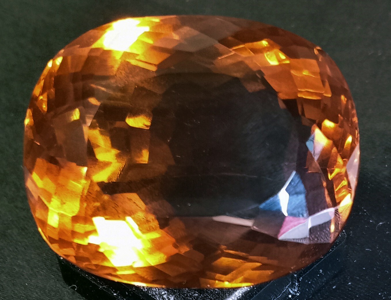 Natural Imperial Topaz Cushion Cut 218-220 Ct EGL Certified Loose Gemstone KH207