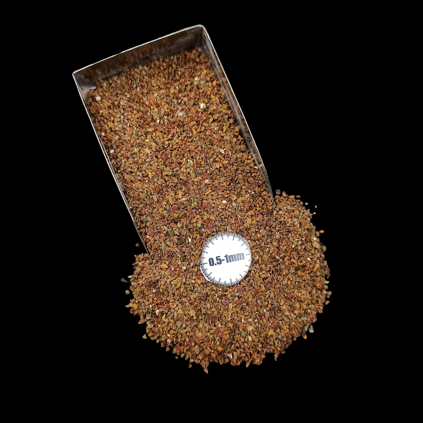 Fruit Jasper 0.5-1mm Stone Granules for Resin Jewelry Decor