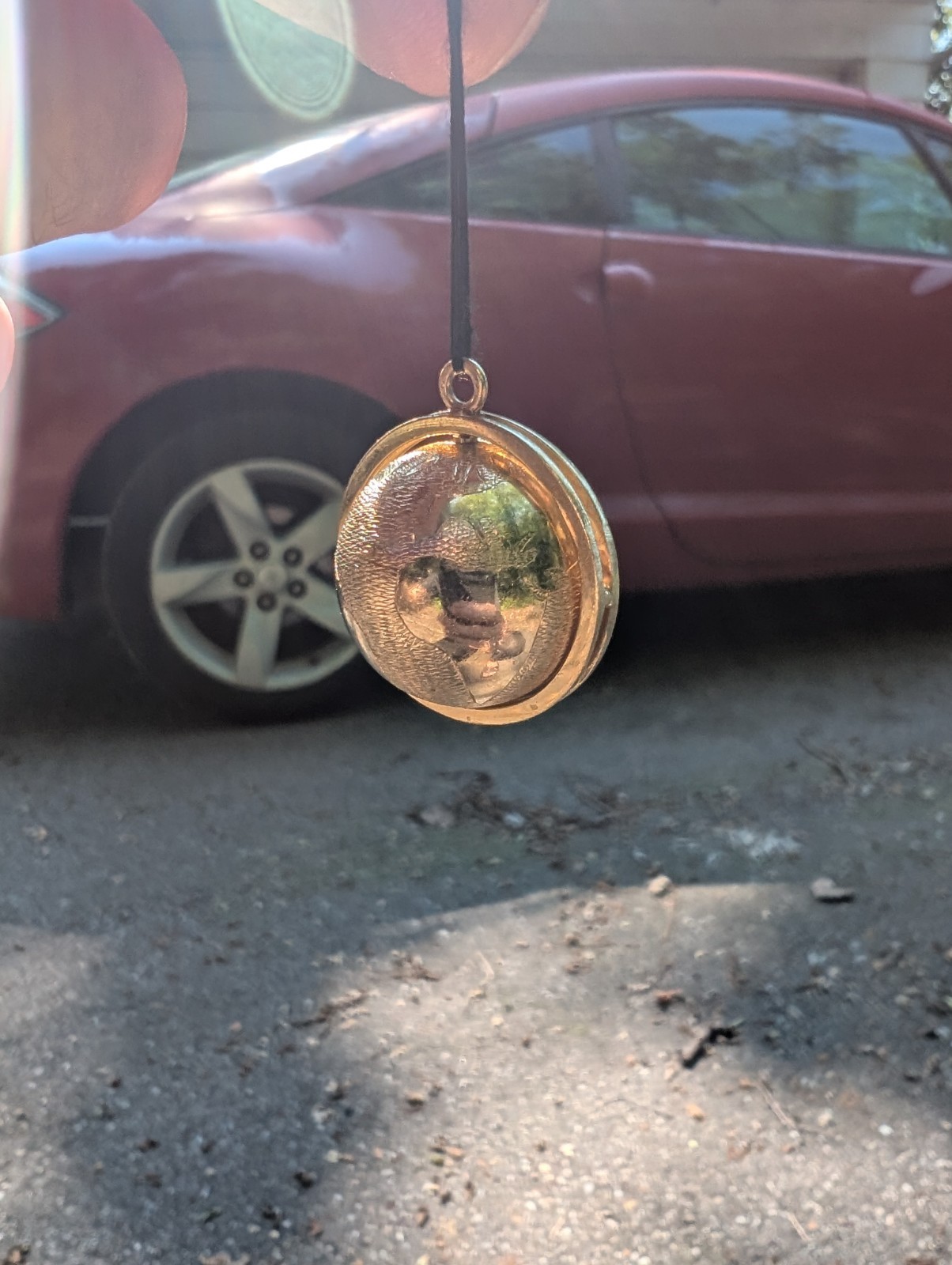 Vintage 14k Solid Yellow Gold Spinning World Globe Pendant Charm Big/Heavy 15g+