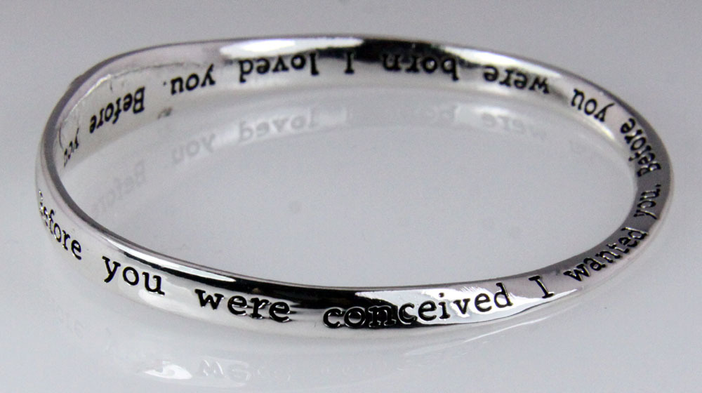 4031131 Christian Twisted Solid Bangle Stackable Maureen Hawkins Verse Religi…