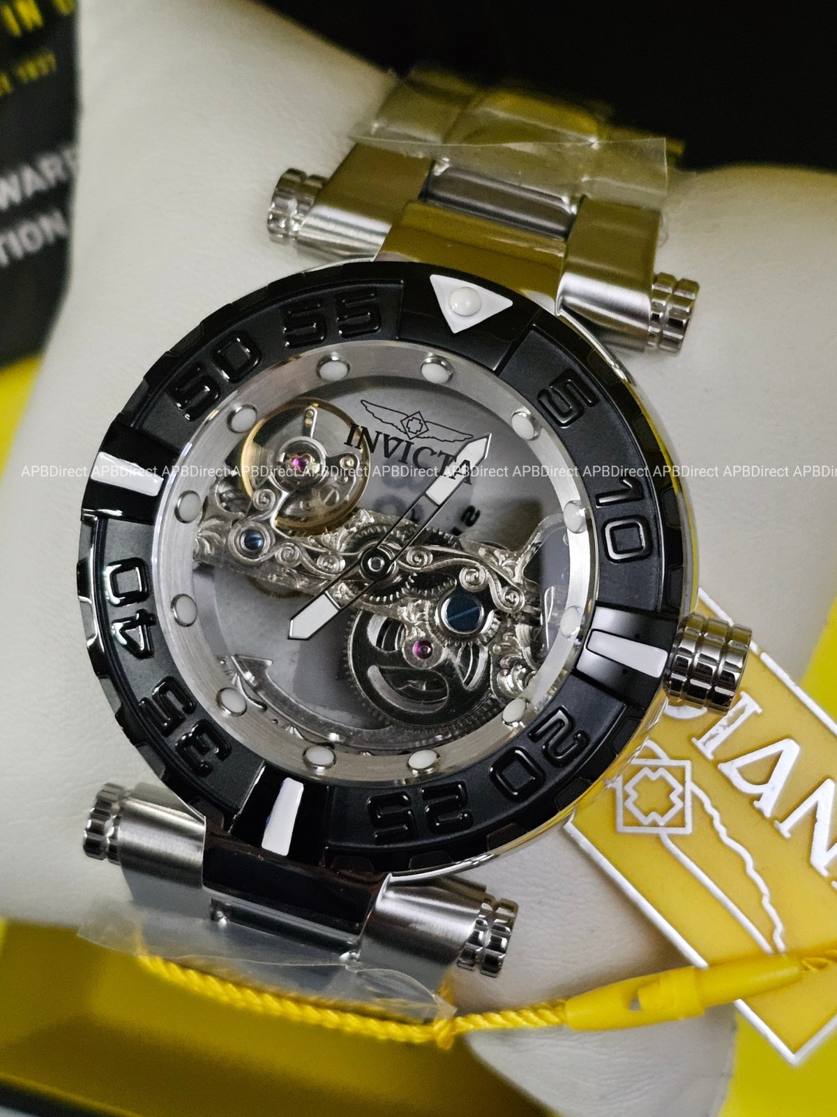 Invicta Subaqua Noma I – Automatic BRIDGE Mvmnt Skeleton – Blue LUME mens watch