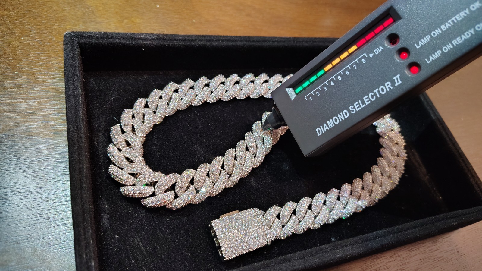 Iced Out 18mm VVS Moissanite Cuban Link Chain 20 Inch
