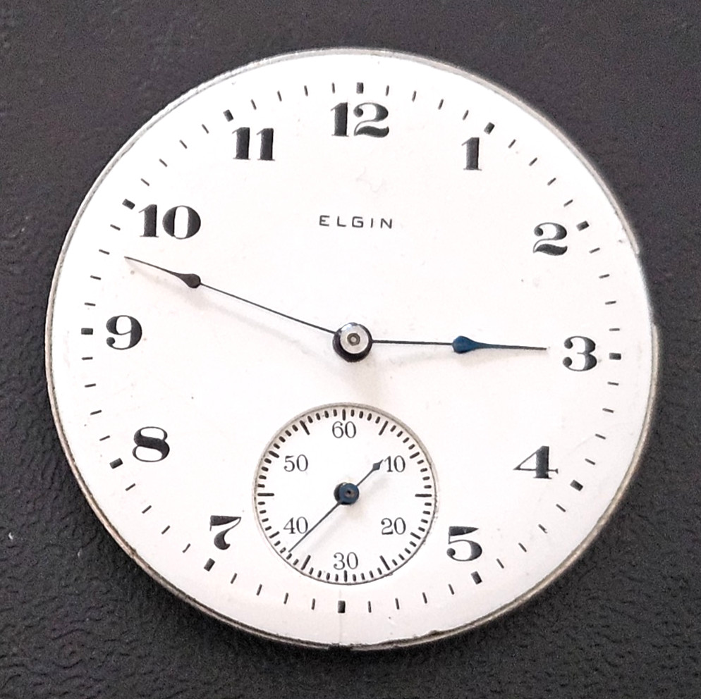 ELGIN 291 16s OF 7J Watch Movement (REMOVED FROM GOLD CASE/BALANCE RUNS) lot16