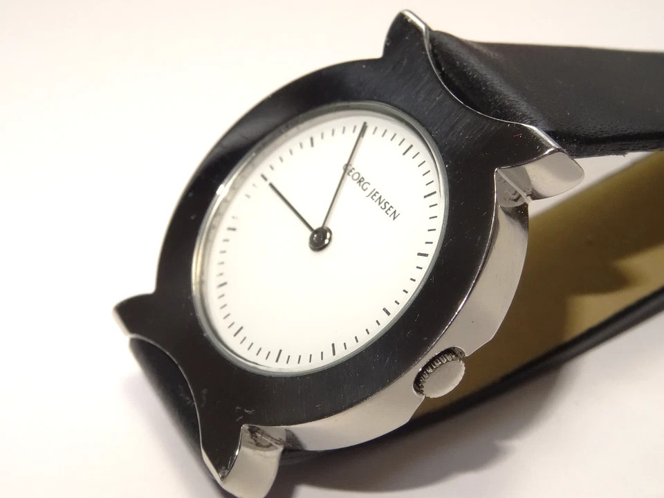 Unisex Georg Jensen #369 by Andreas Mikkelsen Numberless St. Steel Quartz Watch